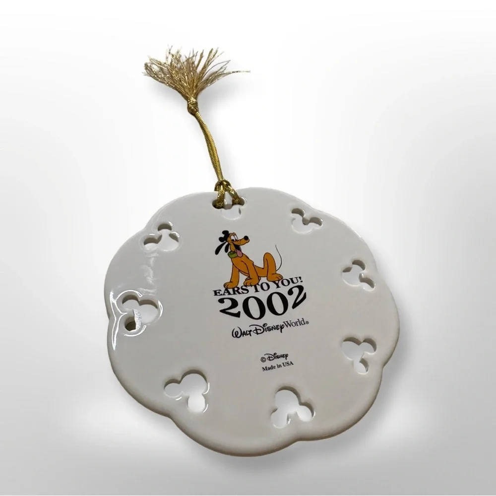 Walt Disney World 2002 Ears To You Christmas Ornament